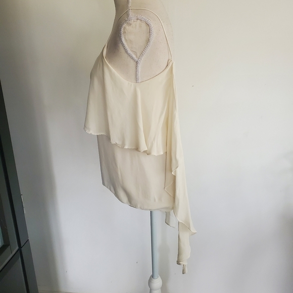 Alice + Olivia White Silk Layered Camisole - Picture 6 of 10